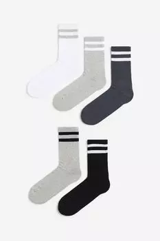 Упаковка из 5 чулок H&M, черный