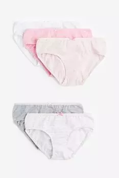 Упаковка из 5 хлопковых трусов H&M
