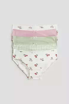 Упаковка из 5 хлопковых трусов H&M, мультиколор