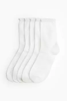 Упаковка из 5 носков H&M, белый