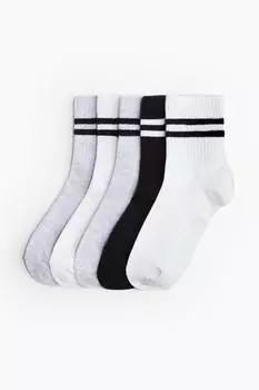Упаковка из 5 носков H&M, серый