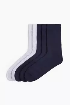 Упаковка из 5 носков H&M, синий