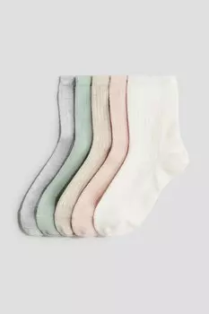 Упаковка из 5 носков H&M, зеленый