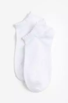 Упаковка из 5 носков-кроссовок H&M, белый