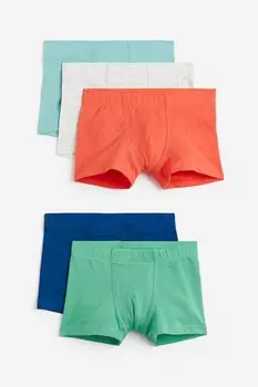 Упаковка из 5 пар трусов-боксеров H&M, мультиколор