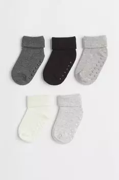 Упаковка из 5 противоскользящих носков H&M
