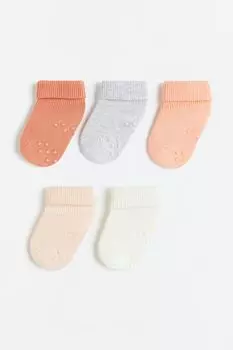 Упаковка из 5 противоскользящих носков H&M