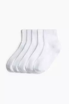 Упаковка из 5 спортивных носков с функцией DryMove H&M, белый