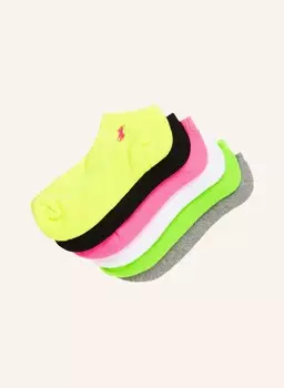 Упаковка из 6 носков-кроссовок POLO RALPH LAUREN, цвет 001 BRIGHT