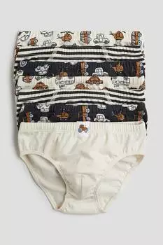 Упаковка из 7 хлопковых трусов для мальчиков H&M, мультиколор