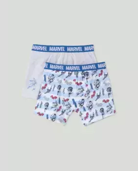 Упаковка из двух боксеров для мальчиков Cotton Juice, многоцветный