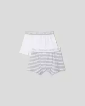Упаковка из двух боксеров для мальчиков Cotton Juice, серый