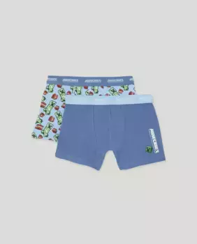 Упаковка из двух боксеров для мальчиков Cotton Juice, синий