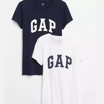 Упаковка из двух футболок из джерси с логотипом Gap, синий