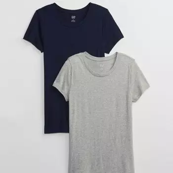 Упаковка из двух футболок из хлопка и модала Gap, синий