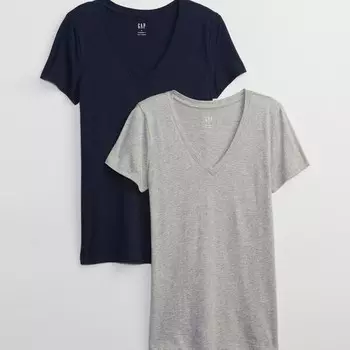 Упаковка из двух футболок из хлопка и модала Gap, синий