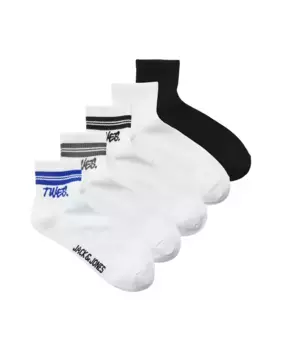 Упаковка из пяти носков для мальчиков Jack & Jones, белый