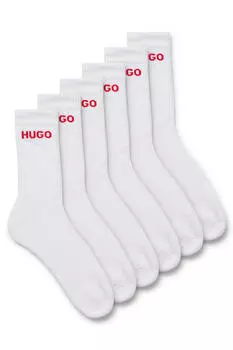 Упаковка из шести пар коротких носков. HUGO, белый