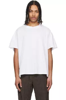 Упаковка из трех белых футболок большого размера Les Tien