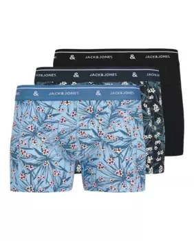 Упаковка из трех боксеров для мальчиков Jack & Jones, голубой
