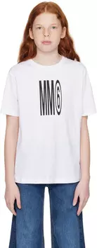 Упаковка из трех детских футболок с разноцветным логотипом MM6 Maison Margiela