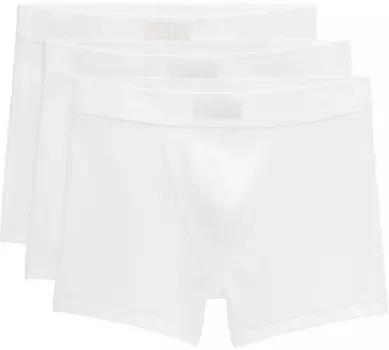 Упаковка из трех пар трусов-боксеров из белого хлопка SKIMS