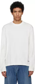 Упаковка из трех разноцветных футболок с длинными рукавами Jil Sander