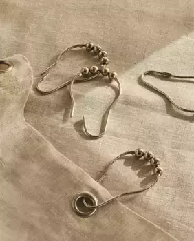 Упаковка металлических колец для занавесок для душа (12 шт.) Zara Home, мультиколор