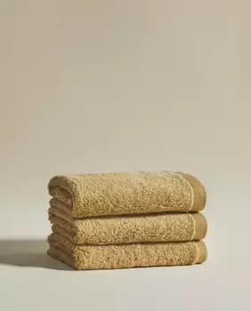 Упаковка высококачественных хлопковых полотенец для рук (3 шт.) Zara Home, серый