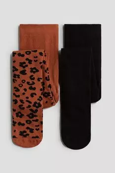 Упаковки колготок тонкой вязки H&M, бежевый