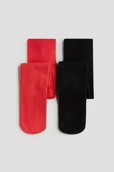 Упаковки колготок тонкой вязки H&M, красный