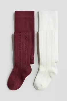 Упаковки колготок тонкой вязки H&M, красный