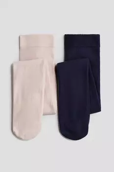Упаковки колготок тонкой вязки H&M, розовый