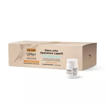 Upker Интенсивная сыворотка для восстановления волос с растительным кератином Guam