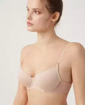 Уплотненный бюстгальтер на косточках Ysabel Mora, цвет Natural