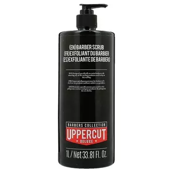 Uppercut Deluxe, Barber Scrub, шампунь с очищающим скрабом, 1000 мл