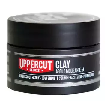 Uppercut Deluxe Clay Pomade - матирующая помада для укладки волос, 30г