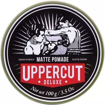 Uppercut Deluxe Matte Pomade средство для укладки волос для мужчин средней фиксации и без блеска 100г