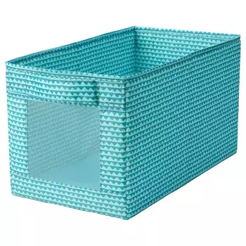 UPPRYMD УППРЮМД Коробка, бирюзовый, 25x44x25 см IKEA