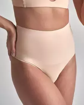 Управляющие и корректирующие стринги Bye Bra, бежевый