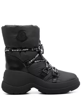 Упругие ботинки Moncler, черный