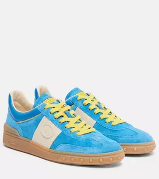Upvillage замшевые кроссовки Valentino Garavani, Light Blue Delft