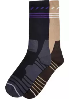 URBAN CLASSICS Чулки " Urban Classics Unisex Hiking Performance Socks, 2 шт." (1 пара), черный