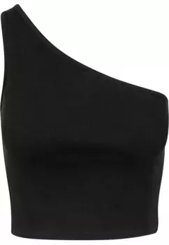 URBAN CLASSICS Muscle Shirt "Женский укороченный асимметричный топ Urban Classics", черный