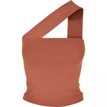 URBAN CLASSICS Muscle Shirt "Женский женский топ на одной бретельке Urban Classics", терракотовый