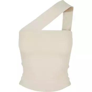 URBAN CLASSICS Muscle Shirt "Женский женский топ на одной бретельке Urban Classics", белый