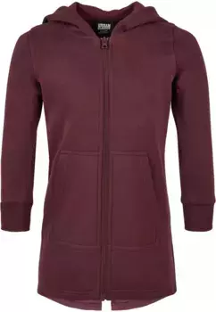 URBAN CLASSICS Парка " Urban Classics Women's Girls Sweat Parka" (1 шт.), с капюшоном, цвет Redwine