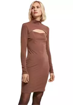 URBAN CLASSICS Платье-рубашка " Urban Classics Women" (1 шт.), цвет Bark