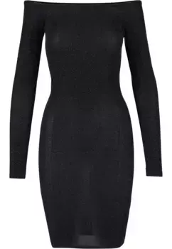 URBAN CLASSICS Платье-рубашка " Urban Classics Women" (1 шт.), черный