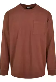 URBAN CLASSICS с длинным рукавом " Urban Classics Мужская тяжелая рубашка с длинным рукавом и карманами большого размера", цвет Bark